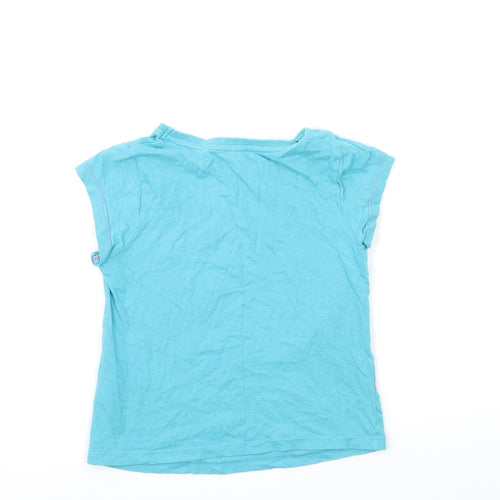 George Girls Blue   Basic T-Shirt Size 3-4 Years