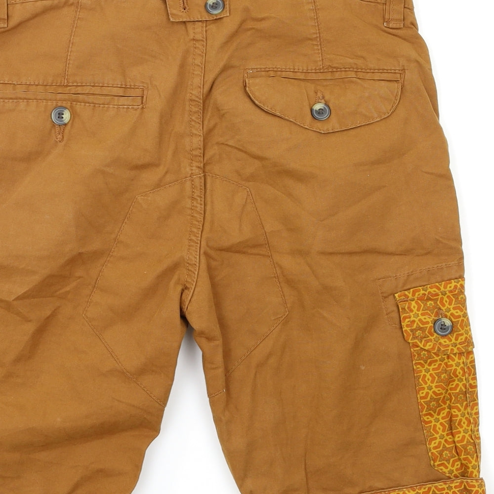 Cedar Wood State Mens Brown  Denim Chino Shorts Size 30 in
