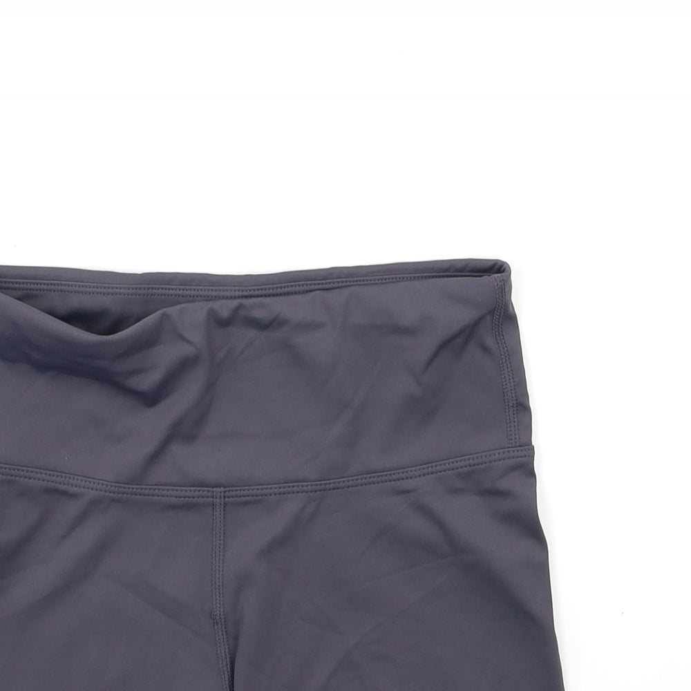 Aurique Womens Grey   Compression Shorts Size S