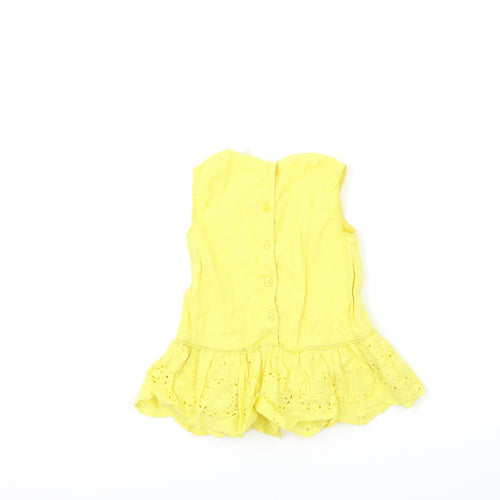 TU Baby Yellow   Tank Dress  Size 18-24 Months