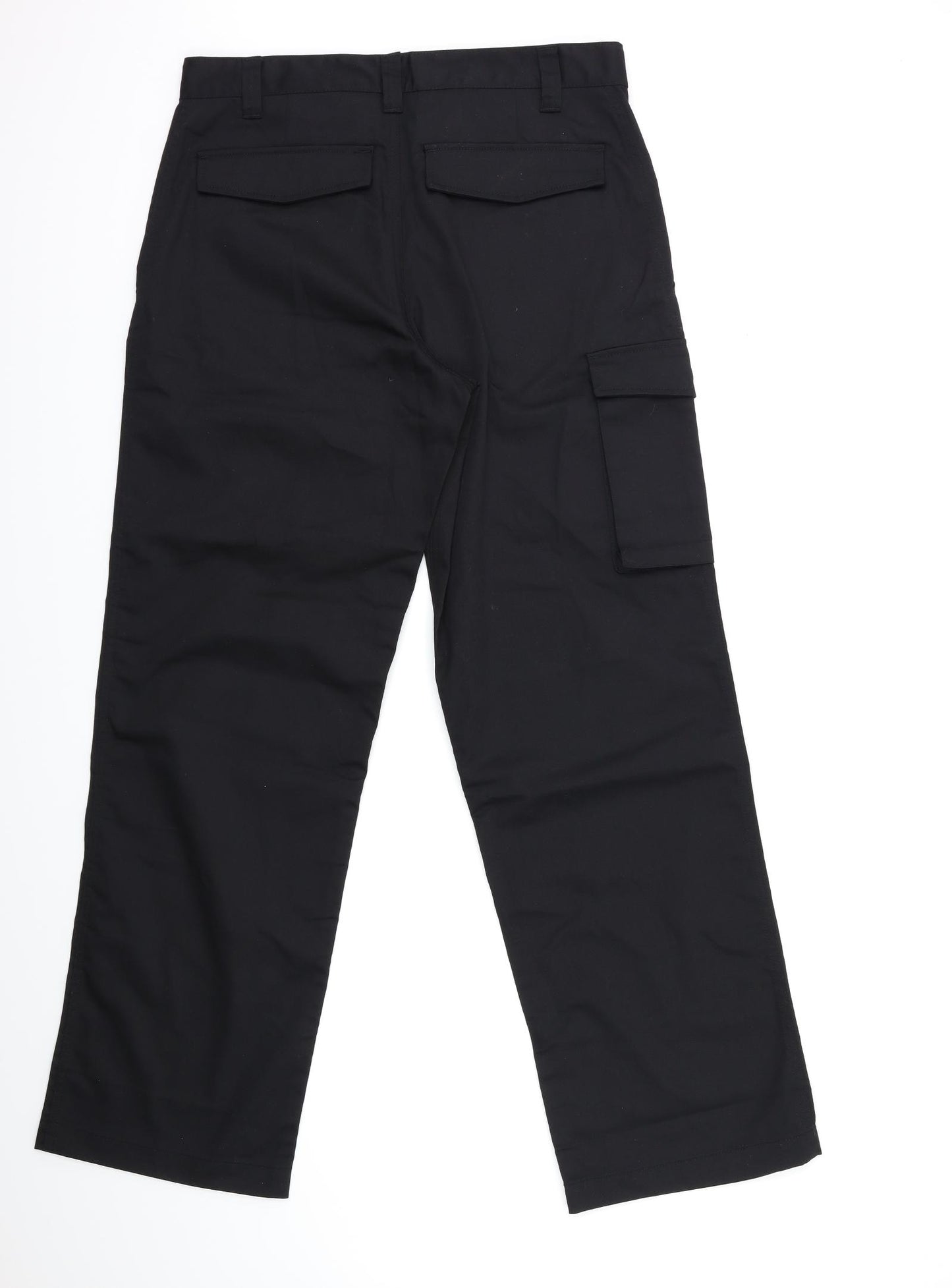 Clay Russell Mens Black   Cargo Trousers Size 32 in L32 in