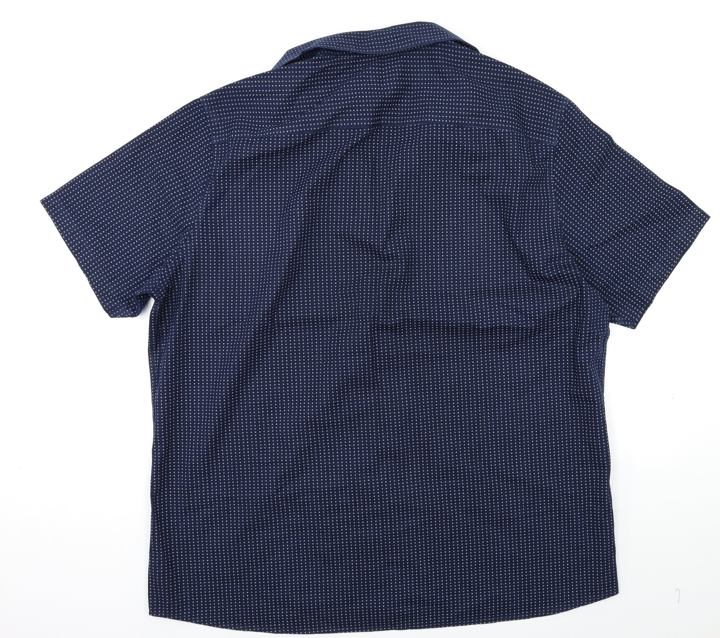 George Mens Blue    Button-Up Size 2XL