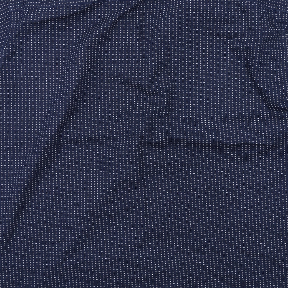 George Mens Blue    Button-Up Size 2XL