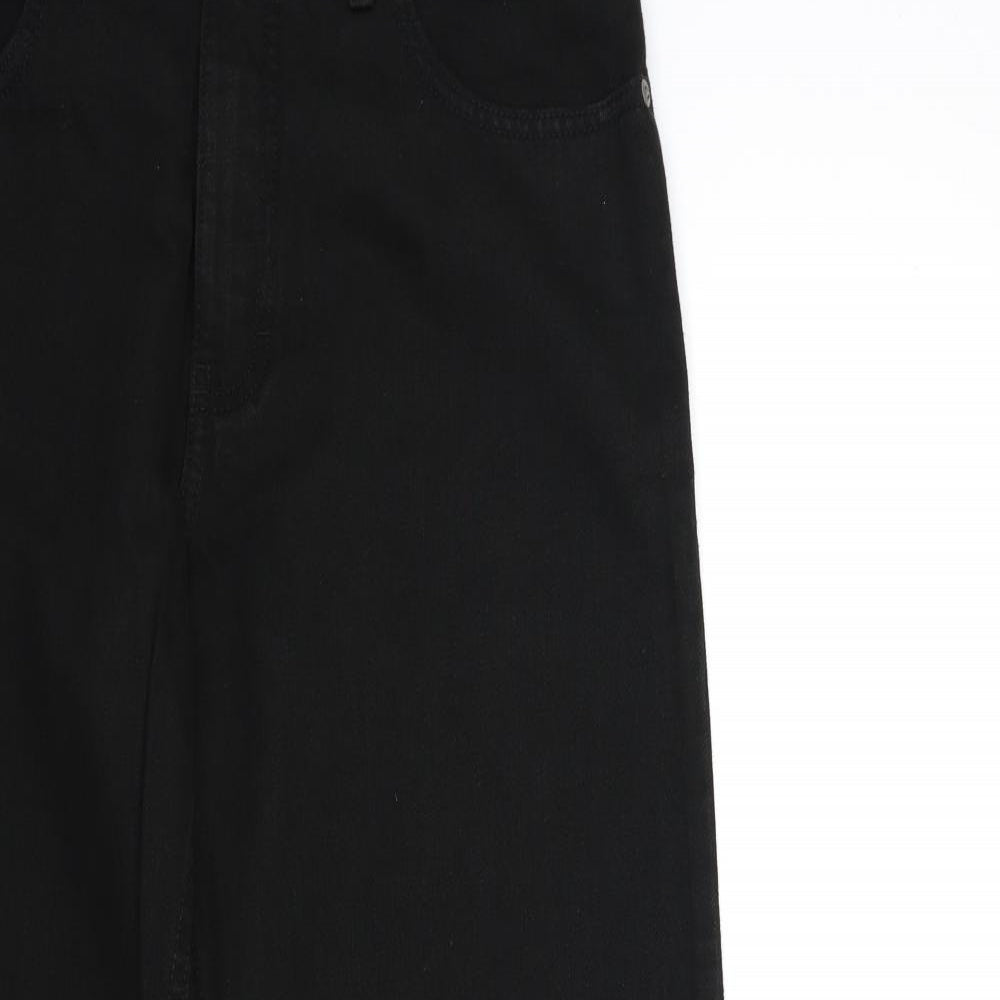 Blue Harbour Mens Black  Denim Wide-Leg Jeans Size 32 in L31 in