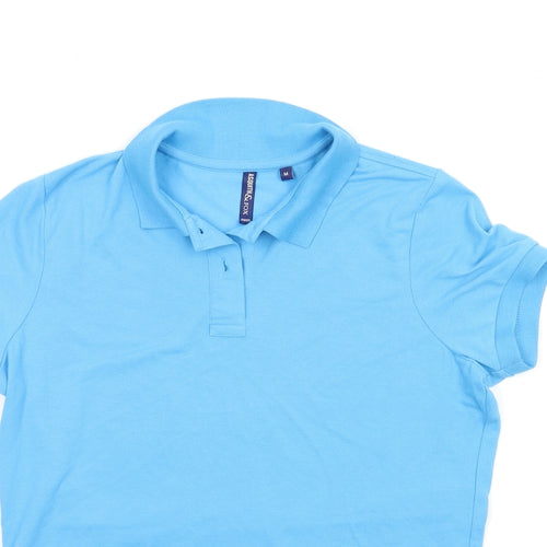 Asquith & Fox Mens Blue    Polo Size M