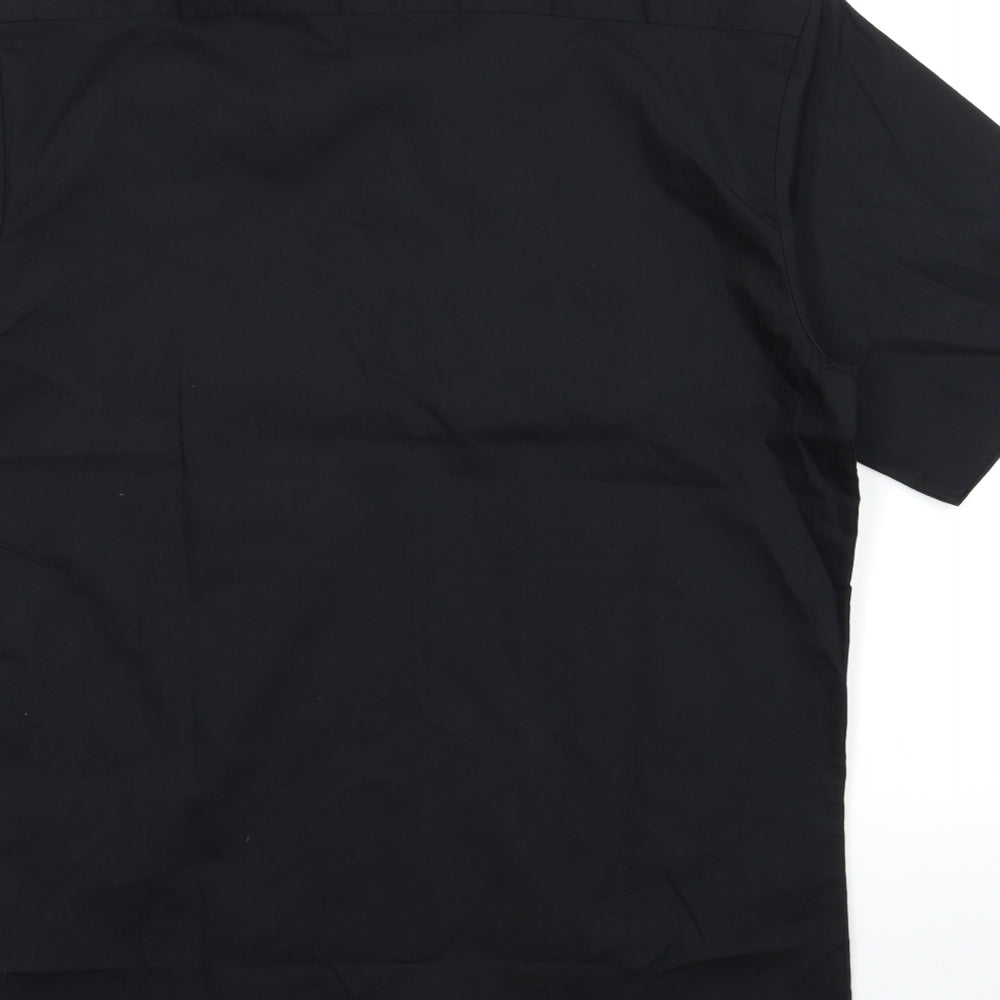 Premier Mens Black    Button-Up Size 14.5