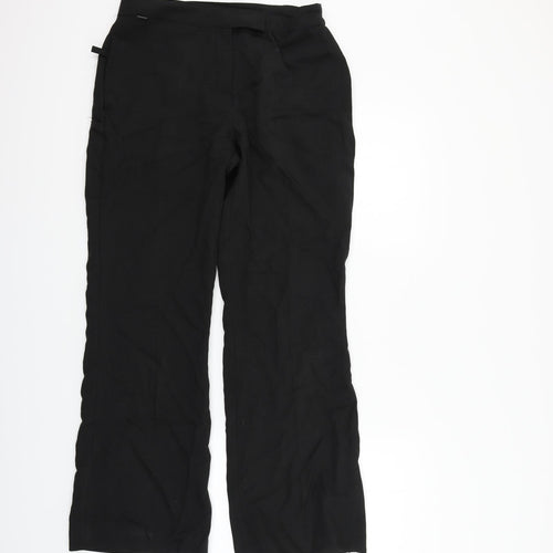 Dimensions Womens Black   Sweatpants Trousers Size 10 L28 in