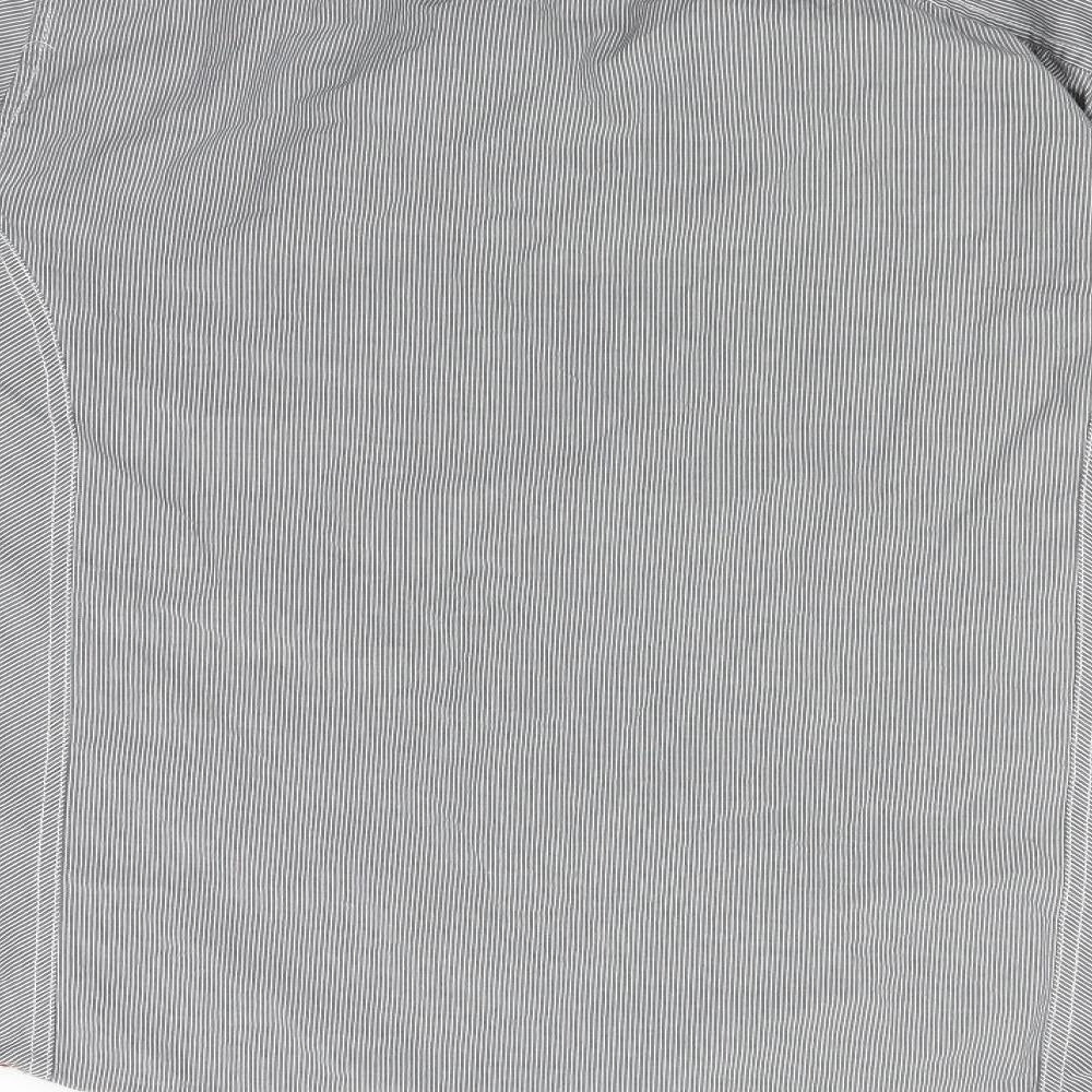NEXT Mens Grey Polka Dot   Button-Up Size L