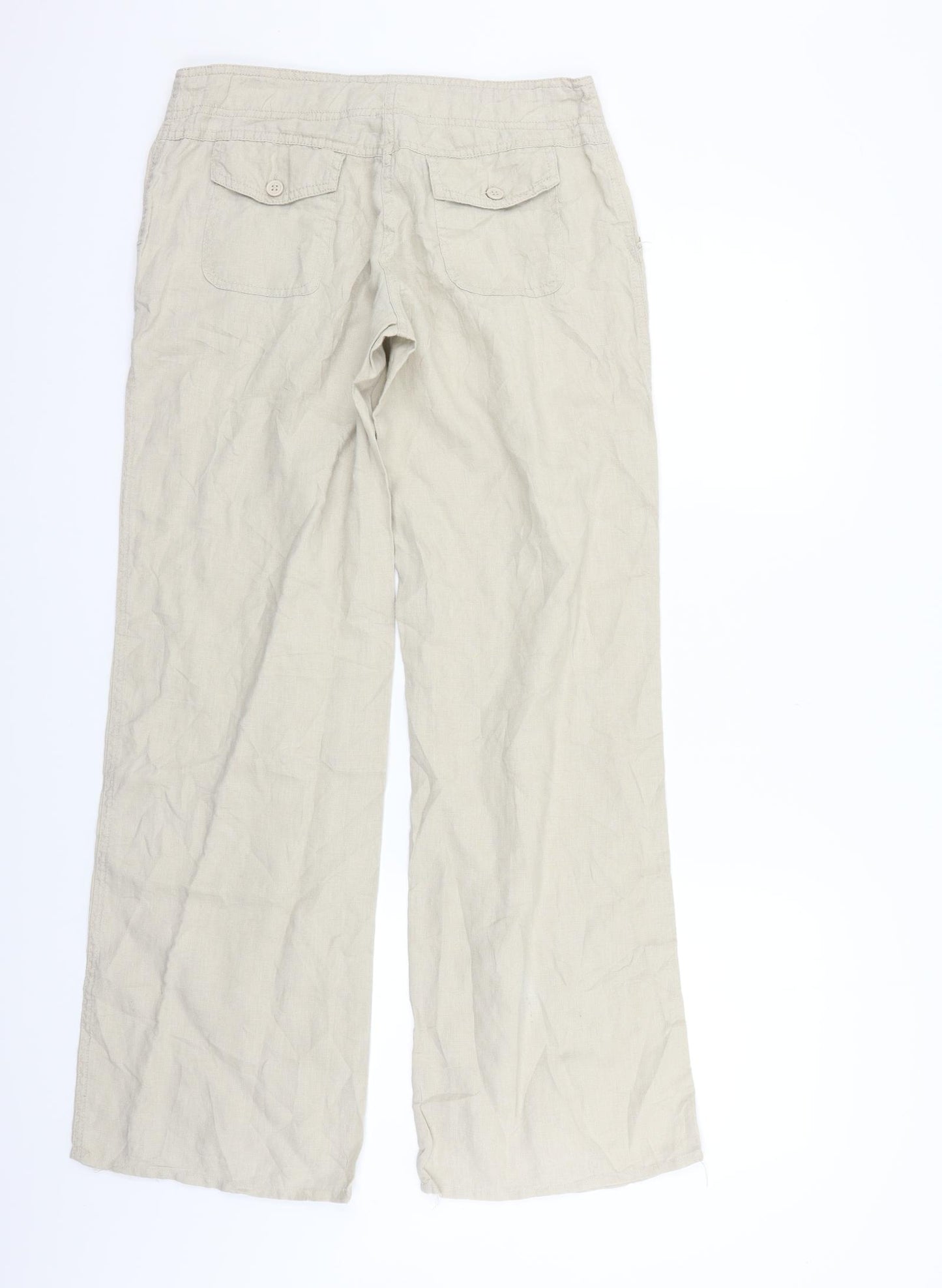 Atmosphere Womens Beige   Trousers  Size 10 L27 in