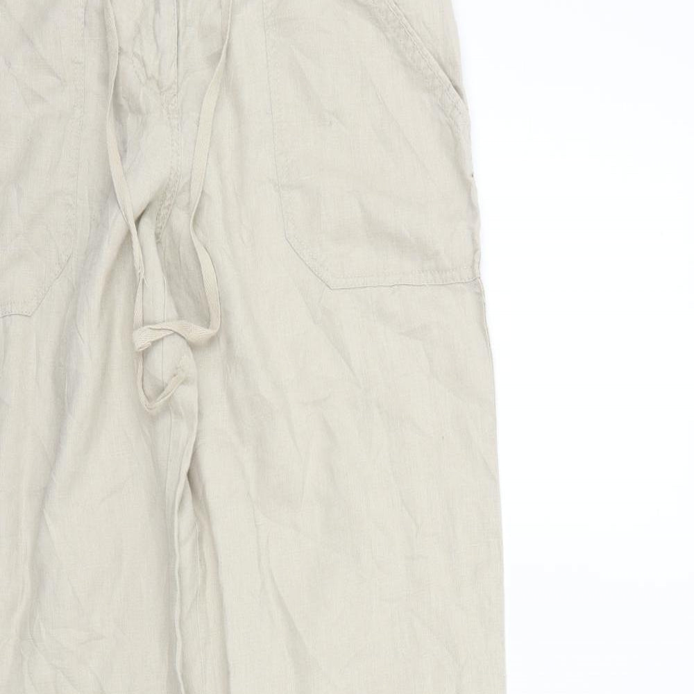 Atmosphere Womens Beige   Trousers  Size 10 L27 in