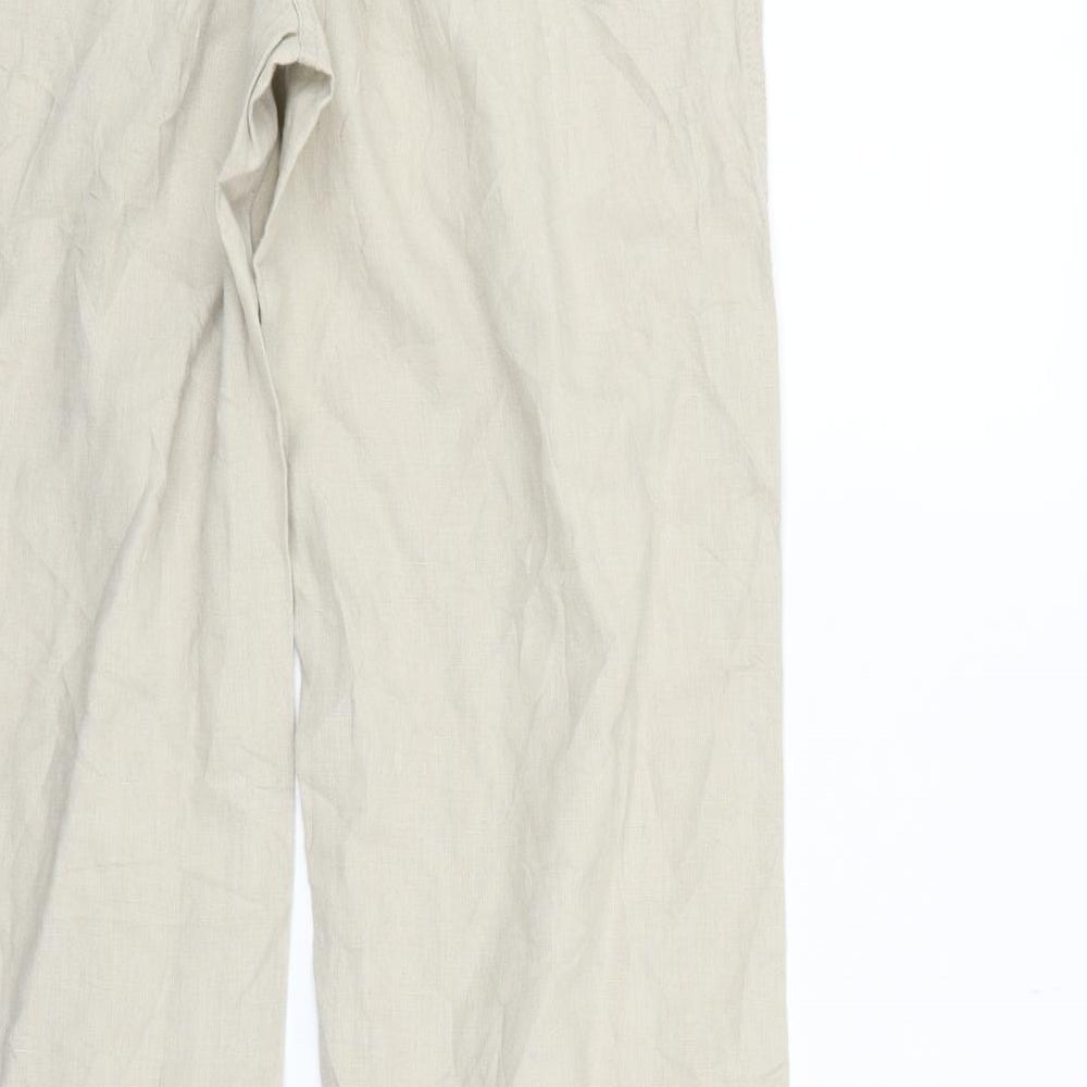 Atmosphere Womens Beige   Trousers  Size 10 L27 in