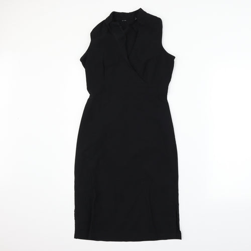 Preworn Womens Black   Fit & Flare  Size 10