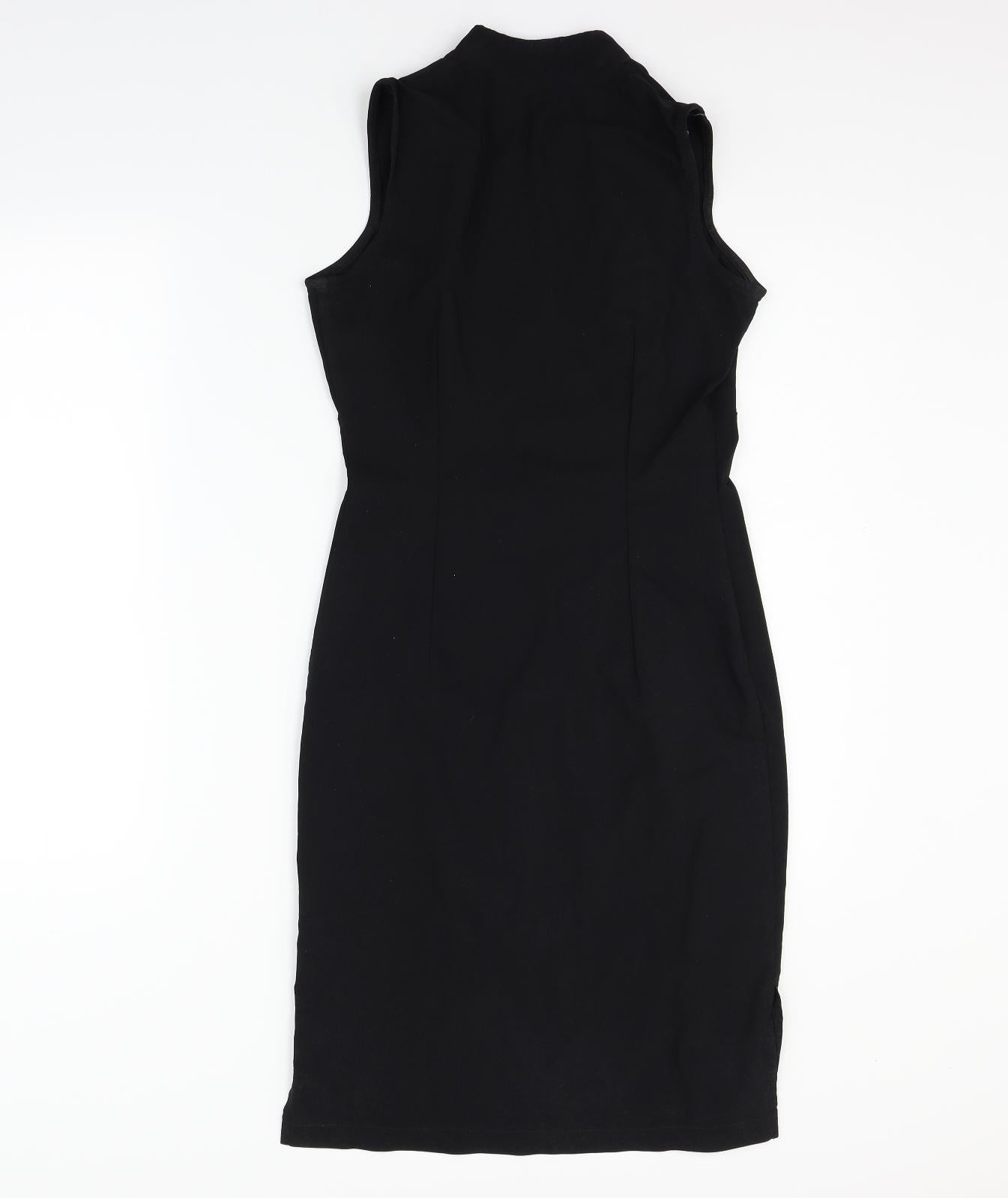 Preworn Womens Black   Fit & Flare  Size 10