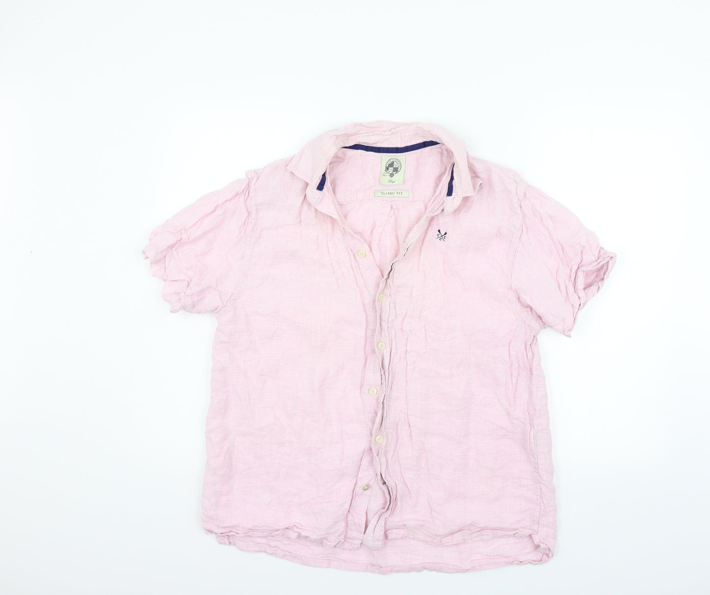 Crew Womens Pink   Basic Blouse Size L