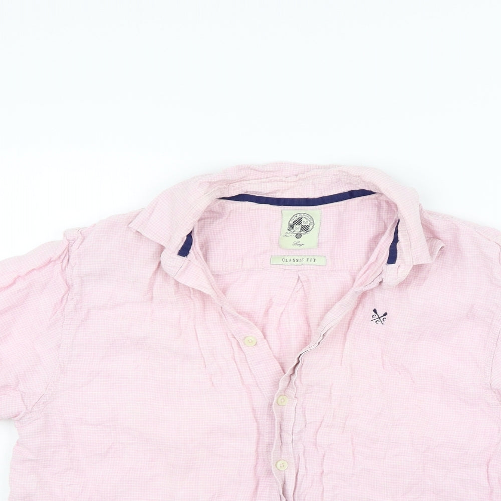 Crew Womens Pink   Basic Blouse Size L