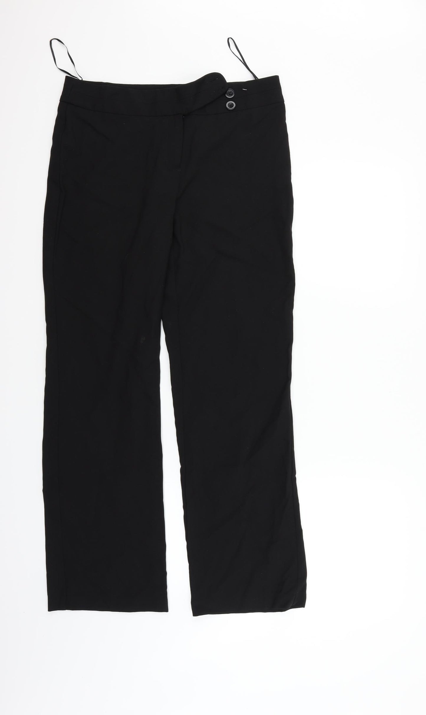 George Womens Black   Trousers  Size 10 L24 in