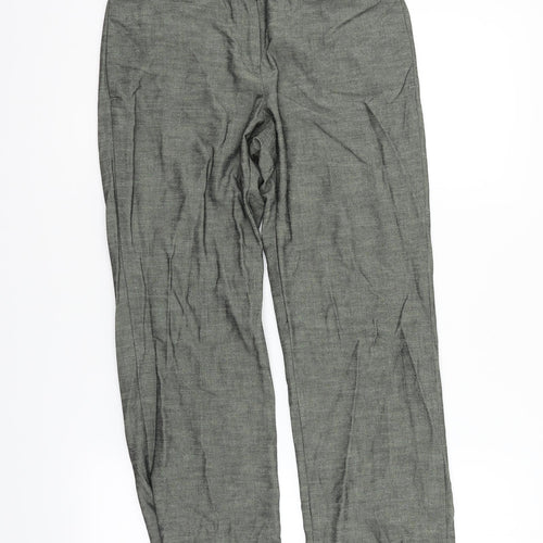 MING Womens Green   Cropped Trousers Size 6 L33 in