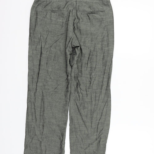 MING Womens Green   Cropped Trousers Size 6 L33 in
