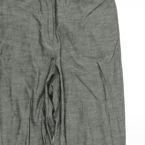 MING Womens Green   Cropped Trousers Size 6 L33 in