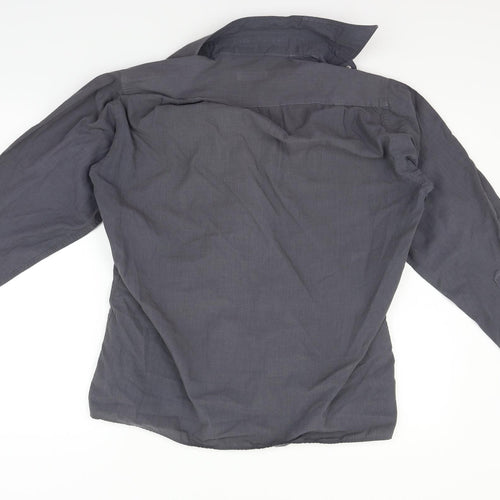 Pierre Cardin` Mens Grey    Button-Up Size 15