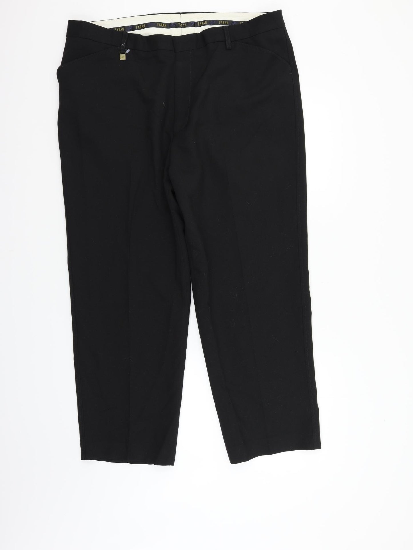 Farah Mens Black   Trousers  Size 40 in L25 in