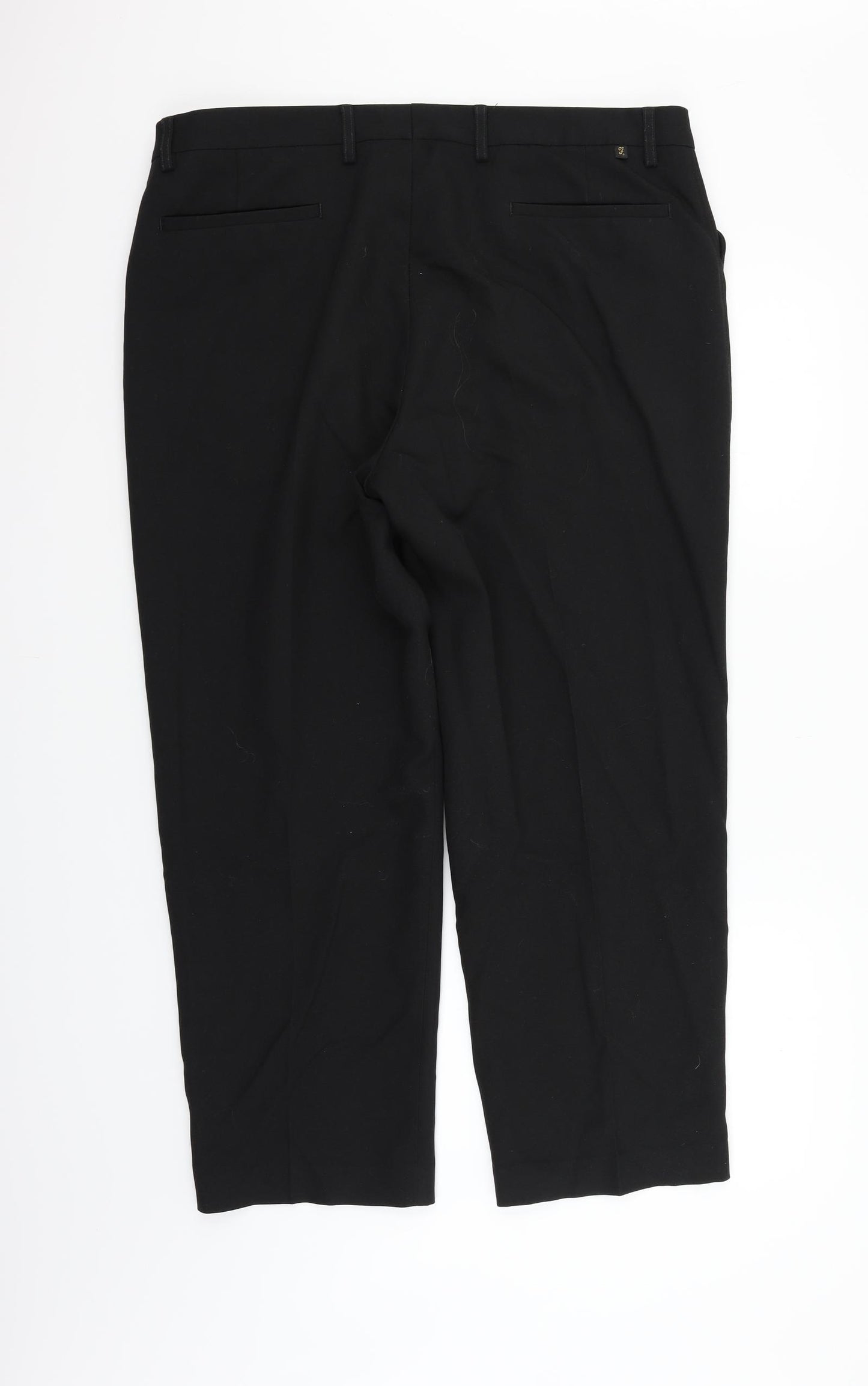 Farah Mens Black   Trousers  Size 40 in L25 in