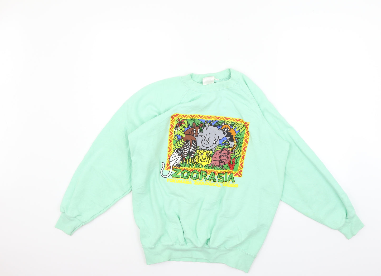 zoorashia Womens Green   Pullover Jumper Size M