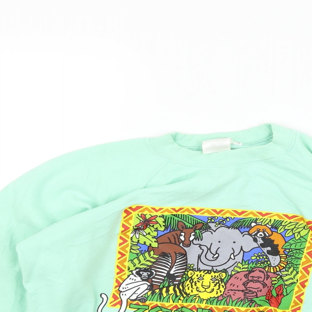 zoorashia Womens Green   Pullover Jumper Size M