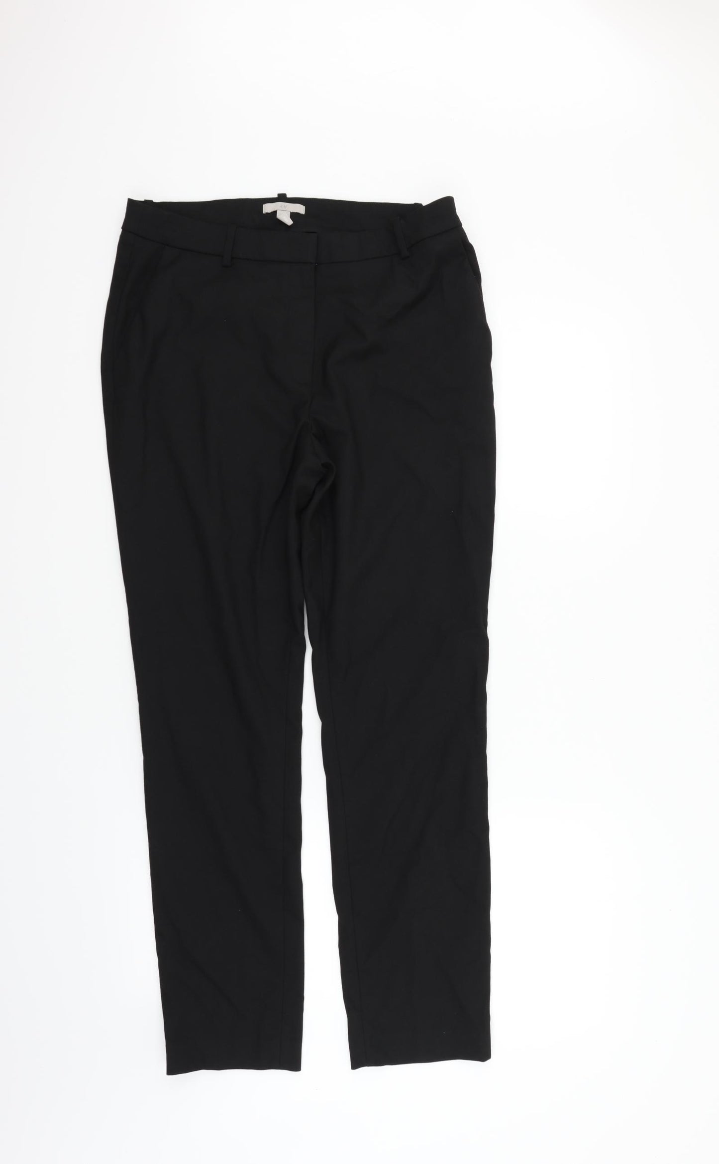 H&M Womens Black   Trousers  Size 12 L27 in