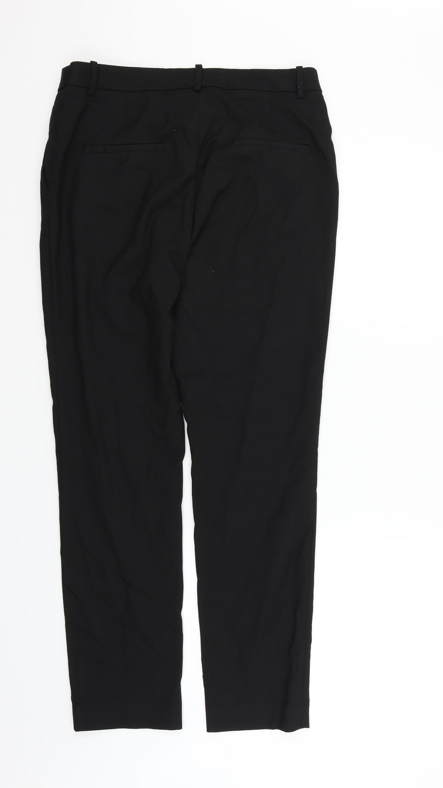 H&M Womens Black   Trousers  Size 12 L27 in