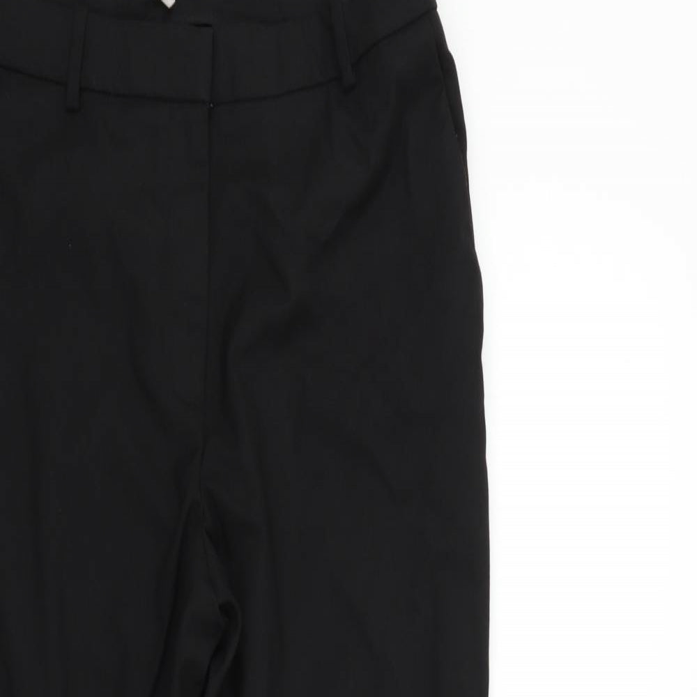 H&M Womens Black   Trousers  Size 12 L27 in