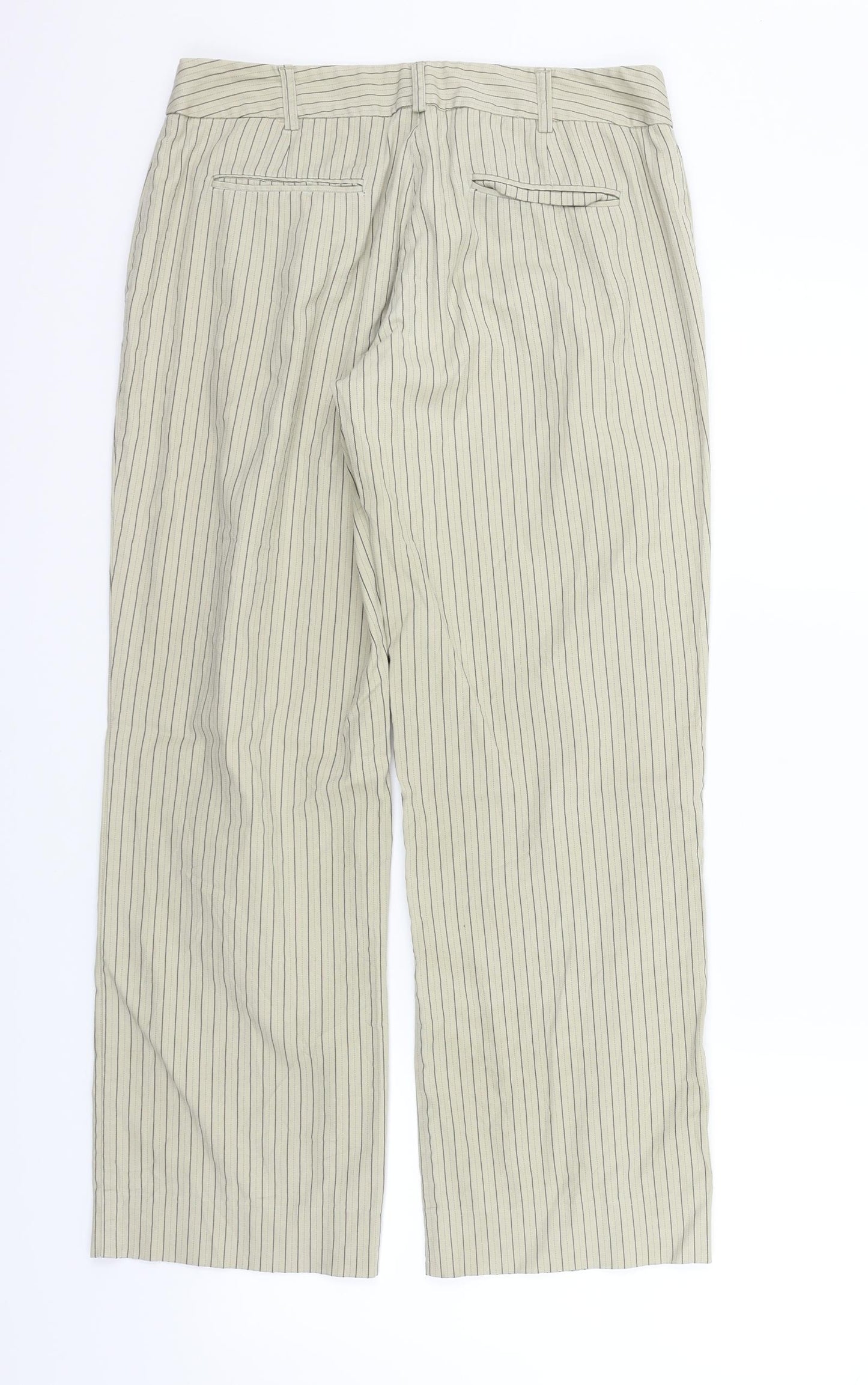mng Womens Beige   Trousers  Size 10 L23 in
