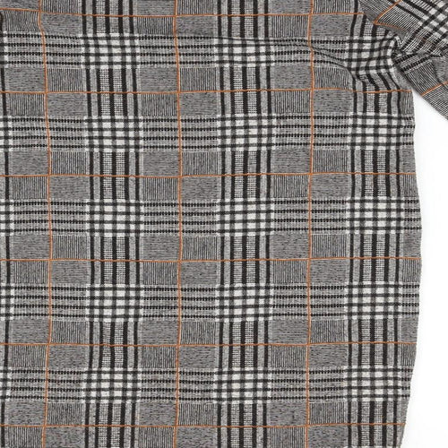 TU Womens Grey Check  Jumper Dress  Size 14