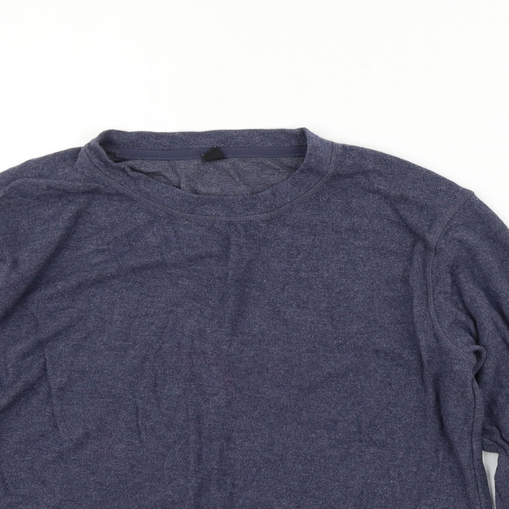Heattech Mens Blue   Pullover Jumper Size L