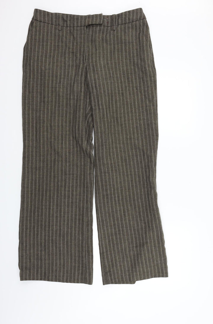 H&M Womens Green   Trousers  Size 32 in L29 in