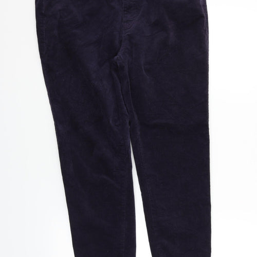 Indigo Womens Blue   Cropped Trousers Size 33 in L23 in