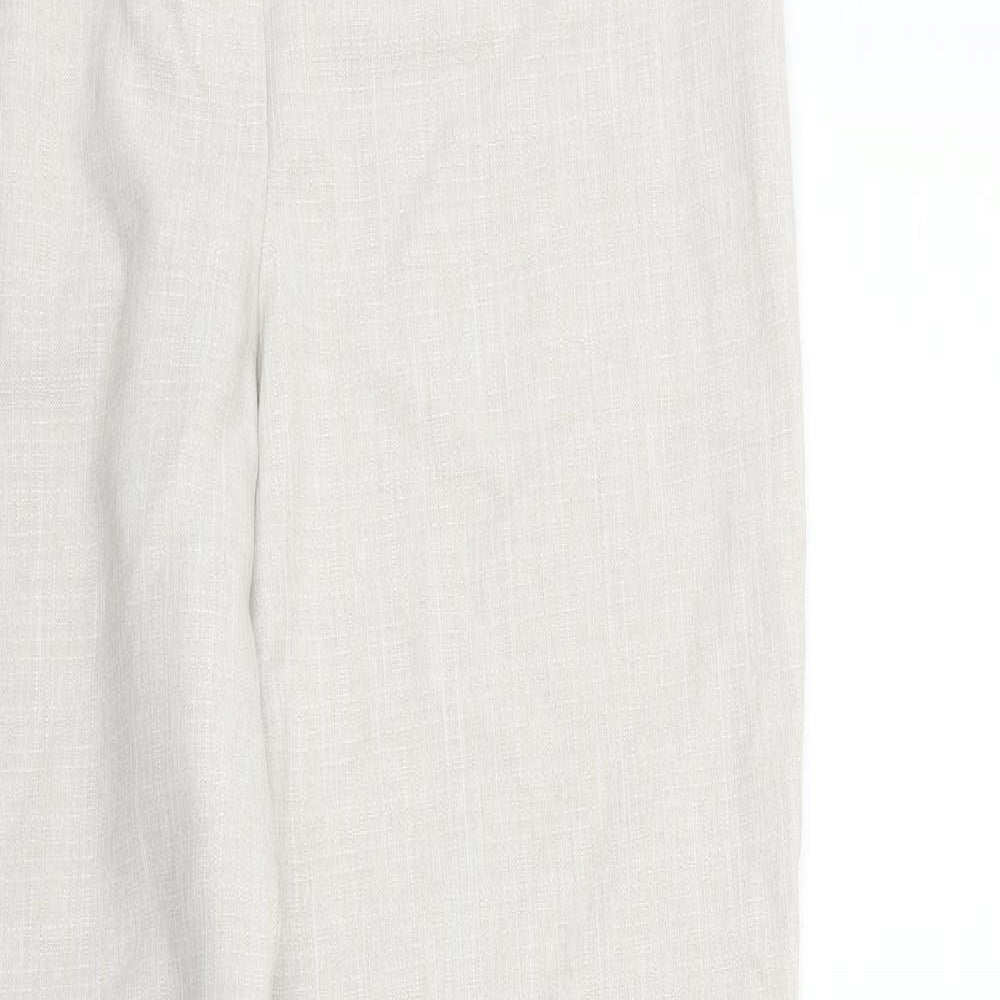 Marks and Spencer Womens Beige   Trousers  Size 12 L30 in