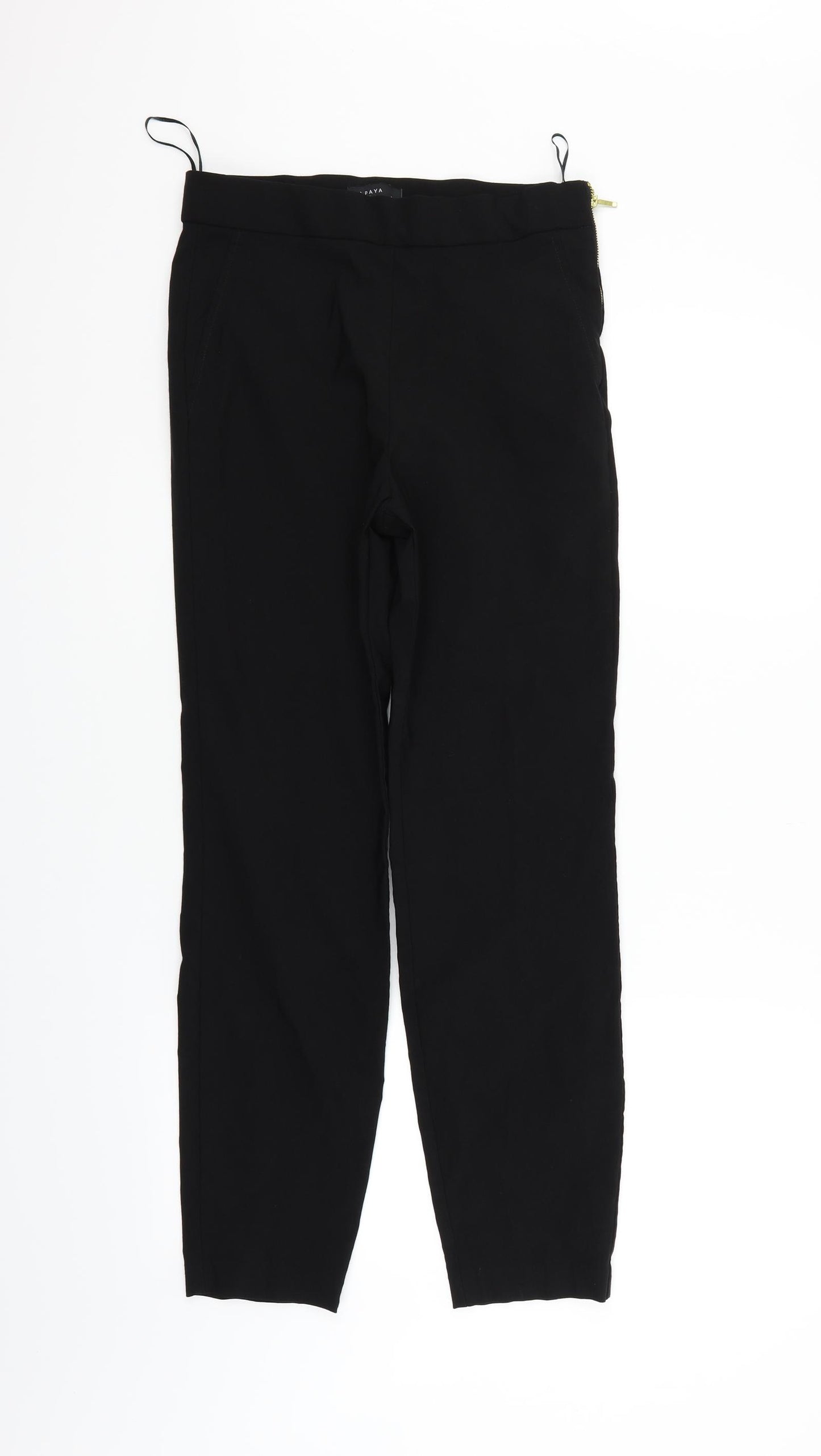 Papaya Womens Black   Sweatpants Trousers Size 10 L26 in