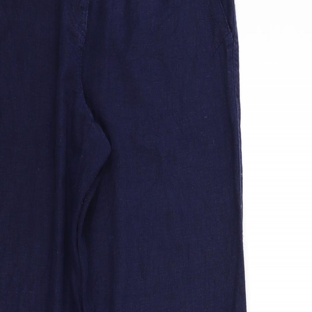 NEXT Womens Blue   Trousers  Size 12 L28 in