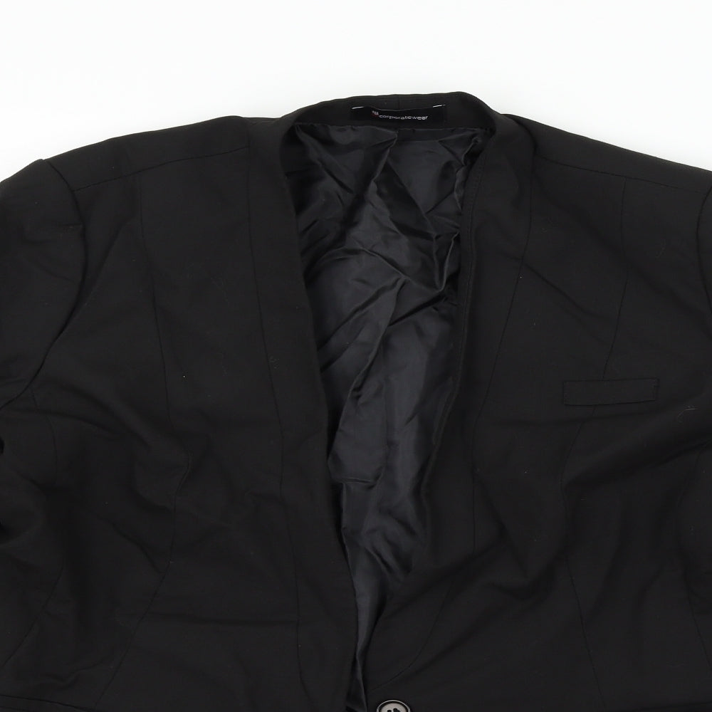 corporate collection Womens Black   Jacket Coat Size 16