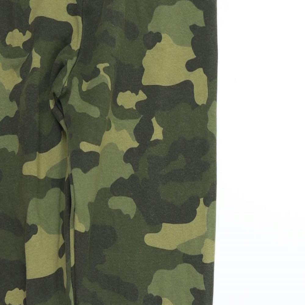 Marks and Spencer Boys Green Geometric  Jogger Trousers Size 12-13 Years