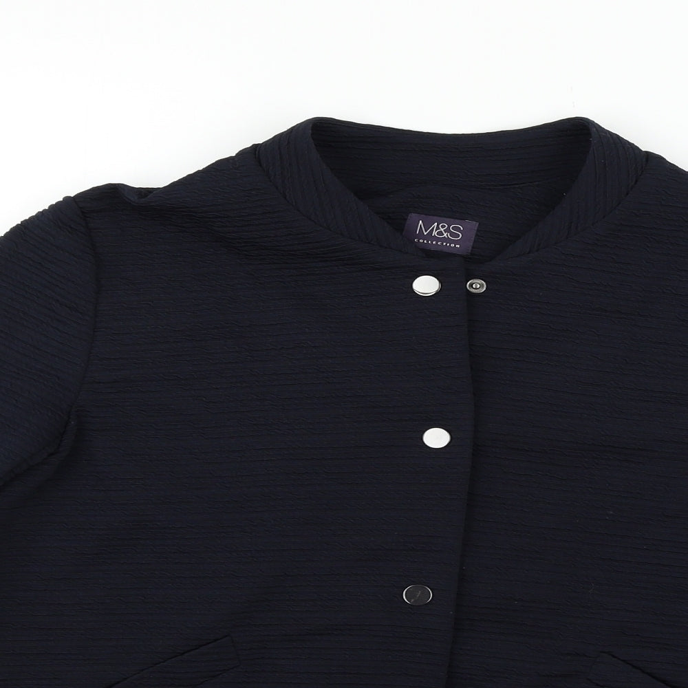 Marks and Spencer Womens Blue   Jacket Blazer Size 12