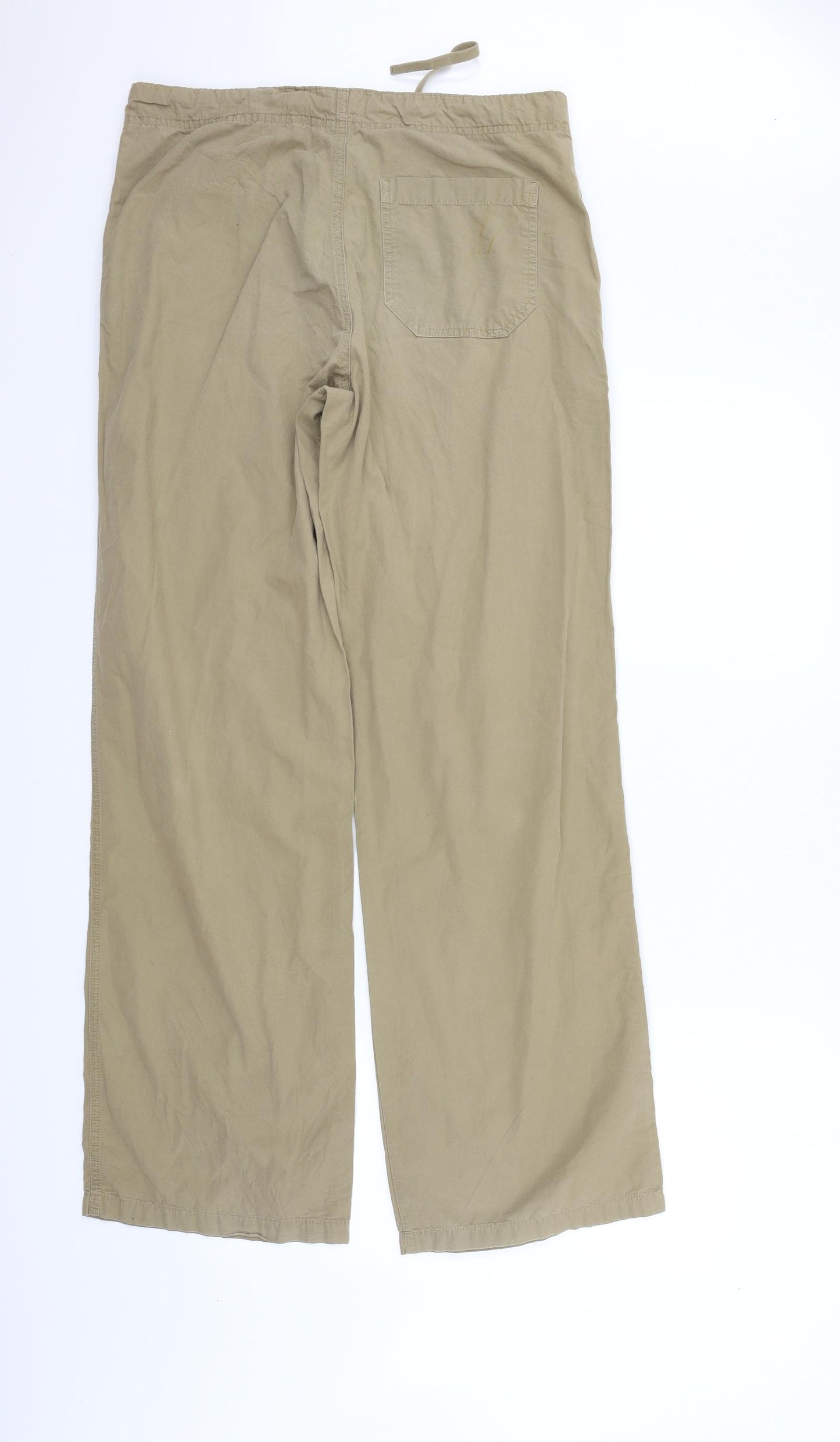 United Colours of Benetton Womens Beige   Trousers  Size 32 in L30 in