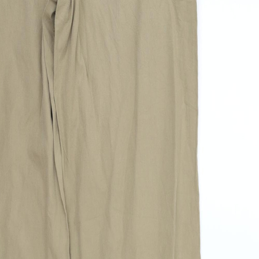 United Colours of Benetton Womens Beige   Trousers  Size 32 in L30 in