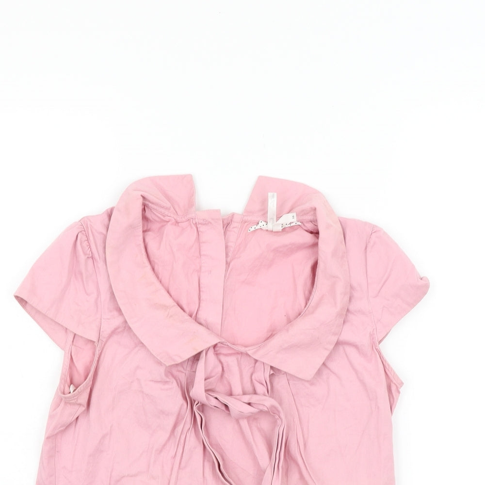 neat with love Womens Pink   Basic Blouse Size 10