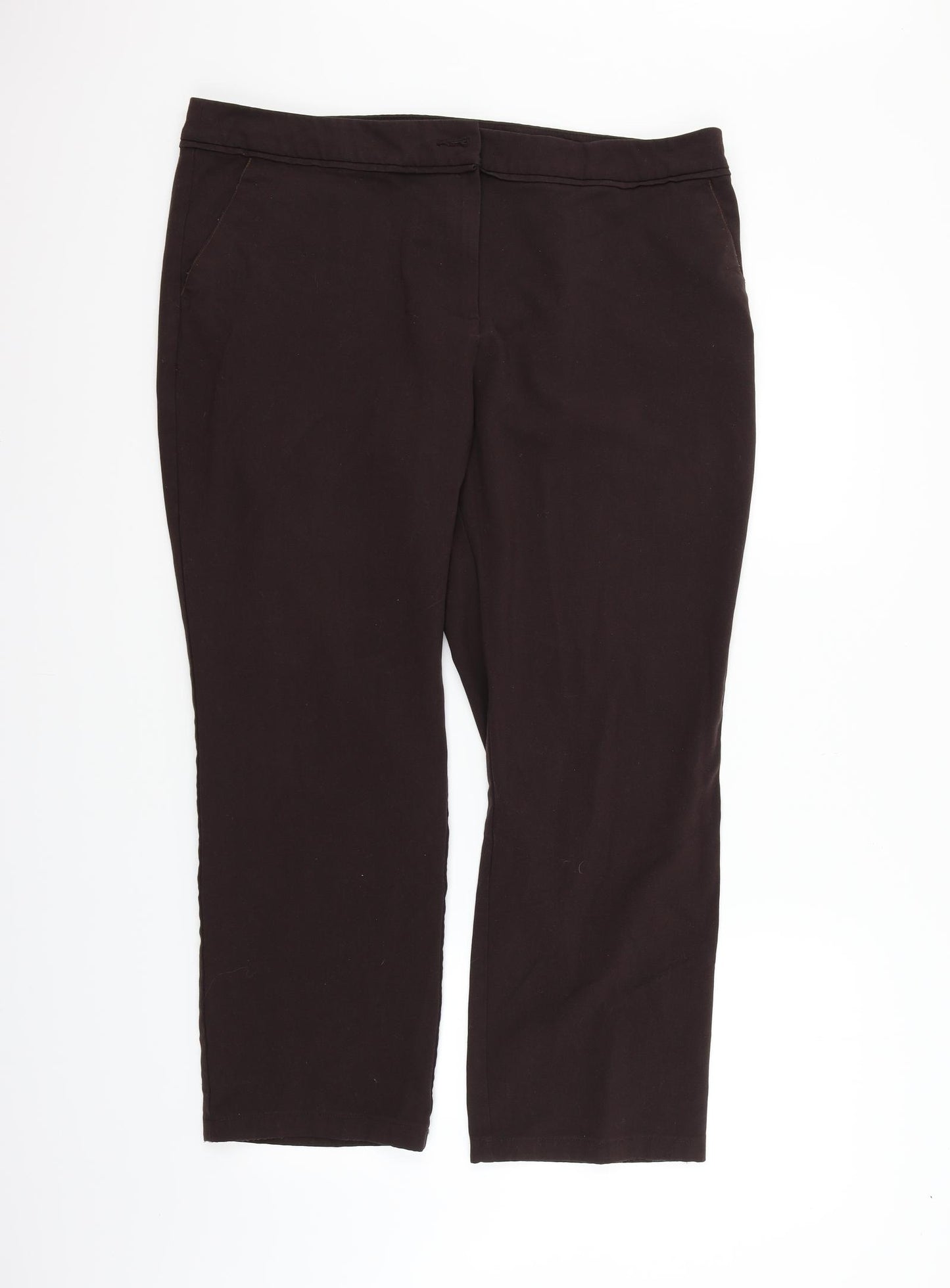 Marks and Spencer Womens Brown   Sweatpants Trousers Size 38 in L23 in