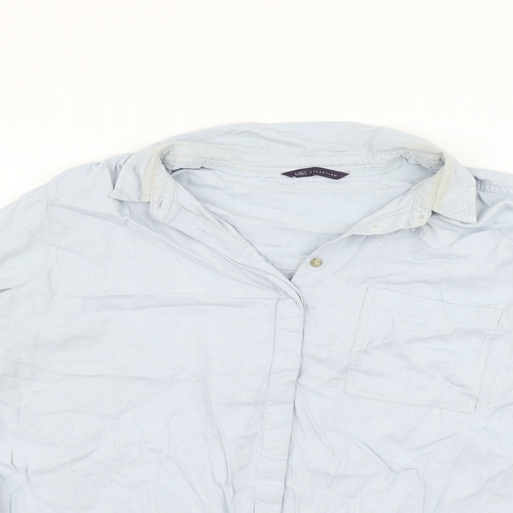 Marks and Spencer Womens Blue    Blouse Size 16