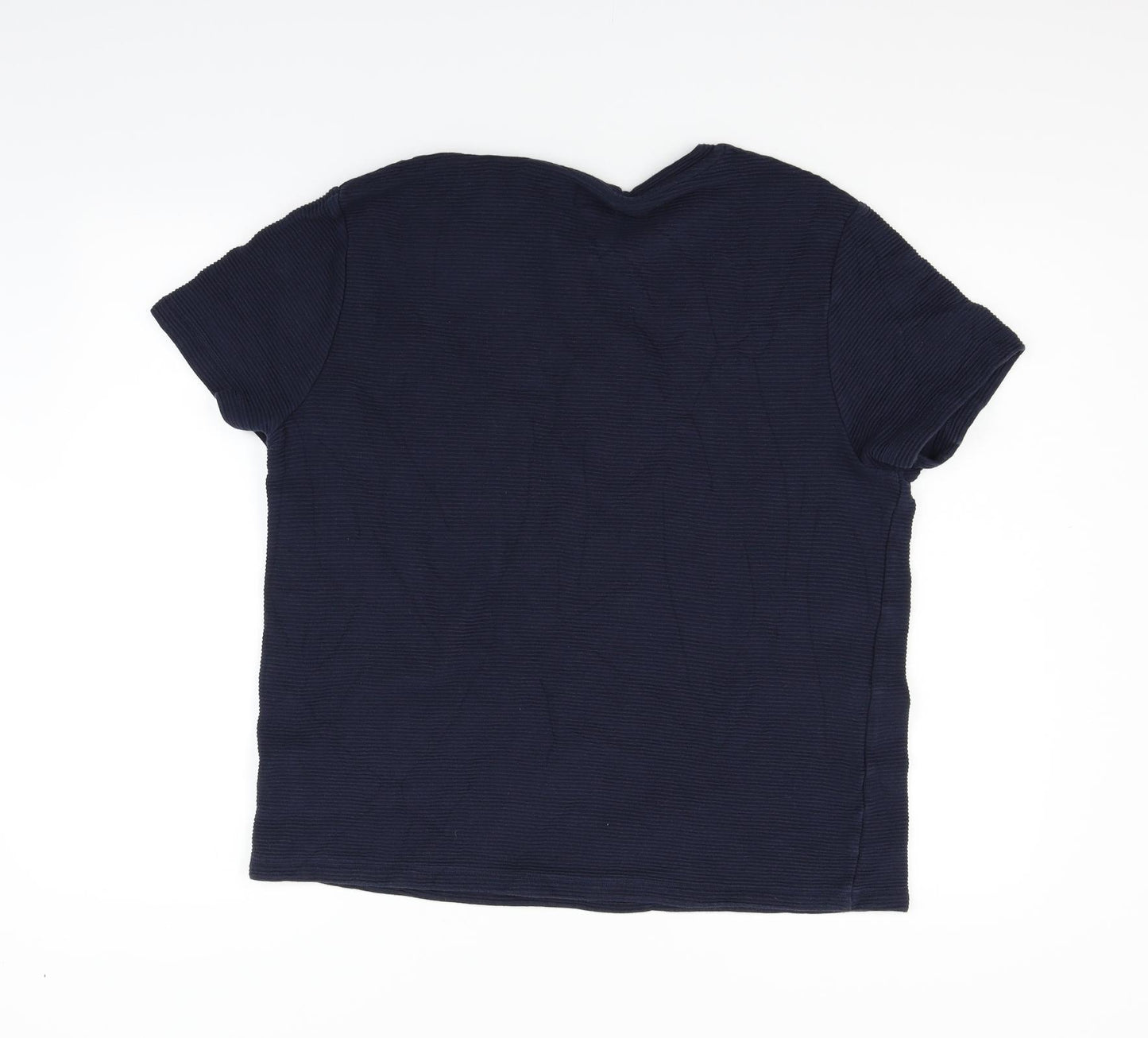 Linea Womens Blue   Basic T-Shirt Size XL