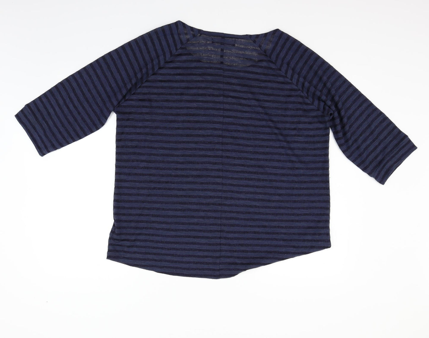 NEXT Womens Blue Striped  Pullover Jumper Size 20