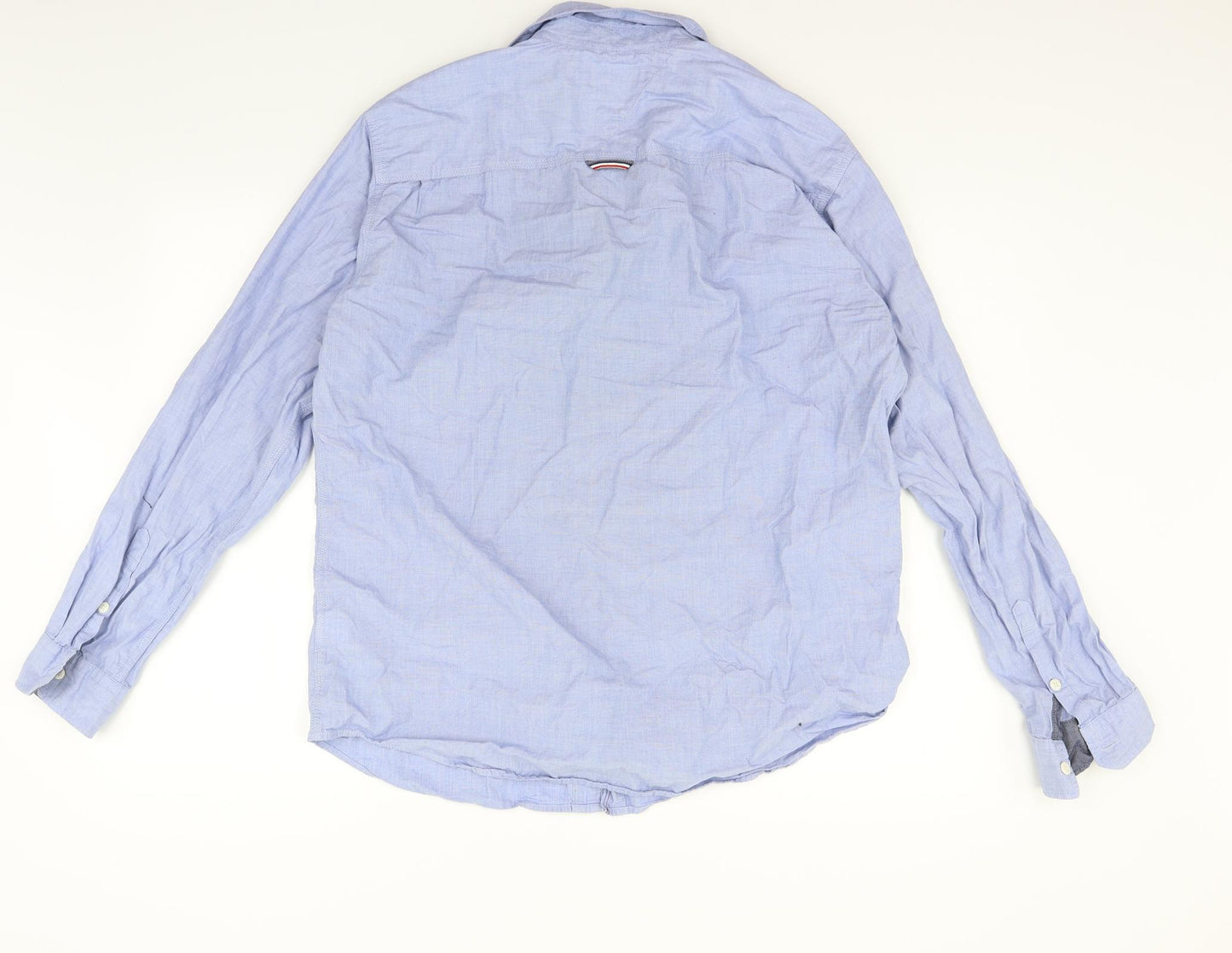 Tommy Hilfiger Mens Blue    Button-Up Size XL